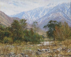 Original Painting, On the River Turgen, Kazakhstan by Anton