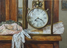 Original Painting, The Clock by Anton