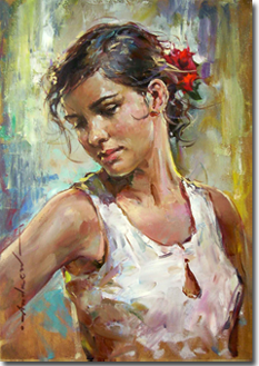 Original Painting, Alessandra by Andrew Atroshenko
