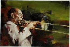 Original Painting, All That Jazz by Andrew Atroshenko