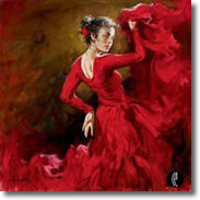 Crimson Dancer by Andrew Atroshenko