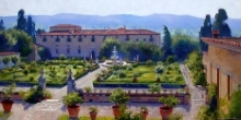 Original Painting, Villa di Castello by June Carey