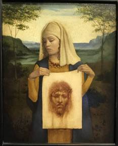 Original Painting, St. Veronica by Antoine Blanchard