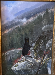 Original Painting, Over the Pass - Black Bear by Michael Coleman