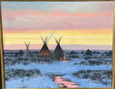 Original Painting, Evening Near Salt River by Nicholas Coleman