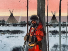 Original Painting, Near the Yellowstone by Nicholas Coleman