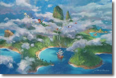 Original Painting, First Look At Neverland by James Coleman