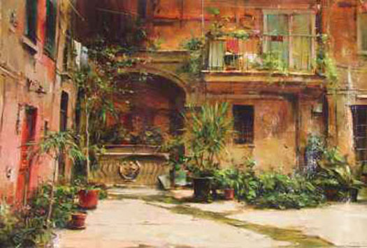 Backyard in Rome by Dimitri Danish by Dimitri Danish
