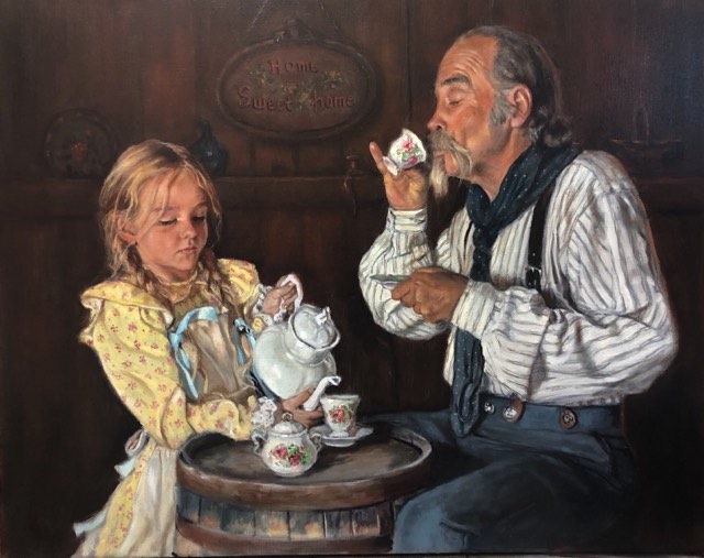 Tea Party with Grandpa by Judee Dickinson