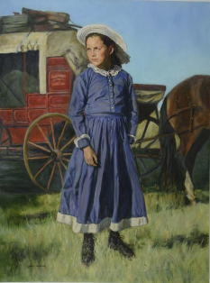 Original Painting, Black Hills Stage by Judee Dickinson