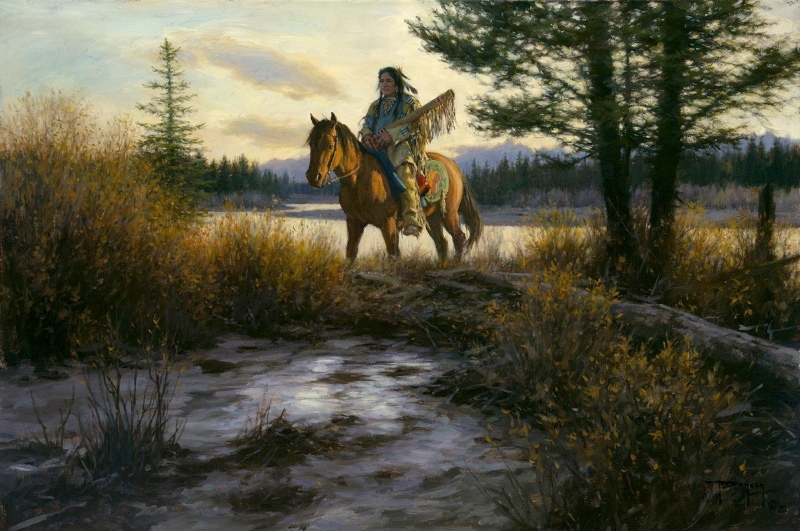 Original painting Homeward by Robert Duncan