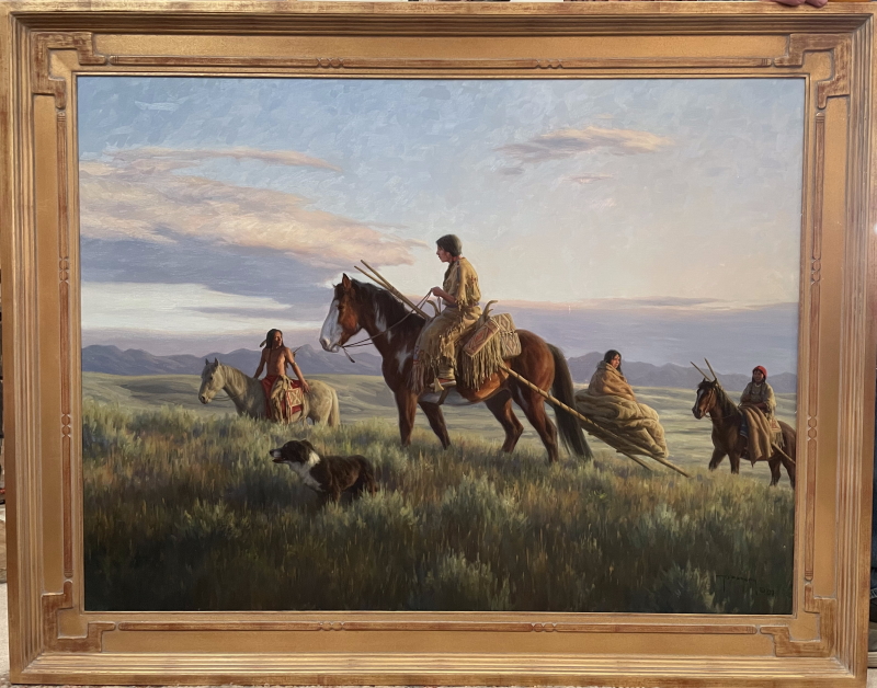 Original painting Moving Day by Robert Duncan