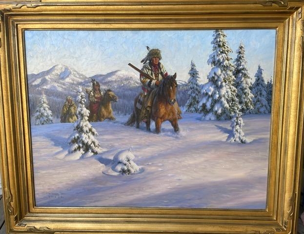 Original painting The Buried Trail by Robert Duncan