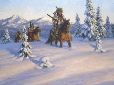 Original Painting, The Buried Trail by Robert Duncan