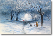 Winter Walk by Peter Ellenshaw