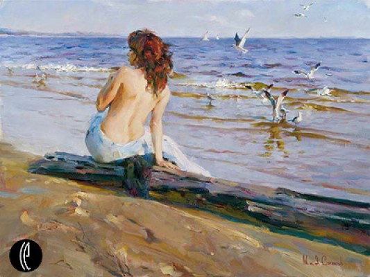 Beauty on the Shore by Michael & Inessa Garmash