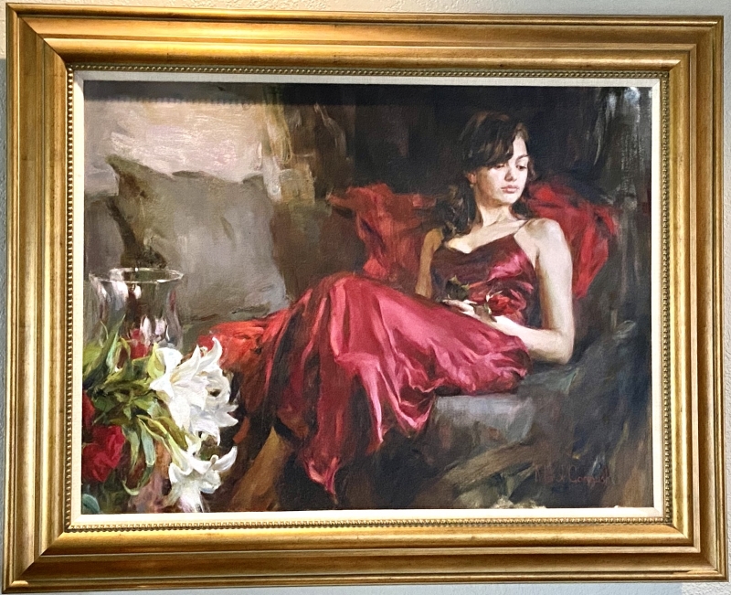 Original Painting, After the Opera by Michael & Inessa Garmash