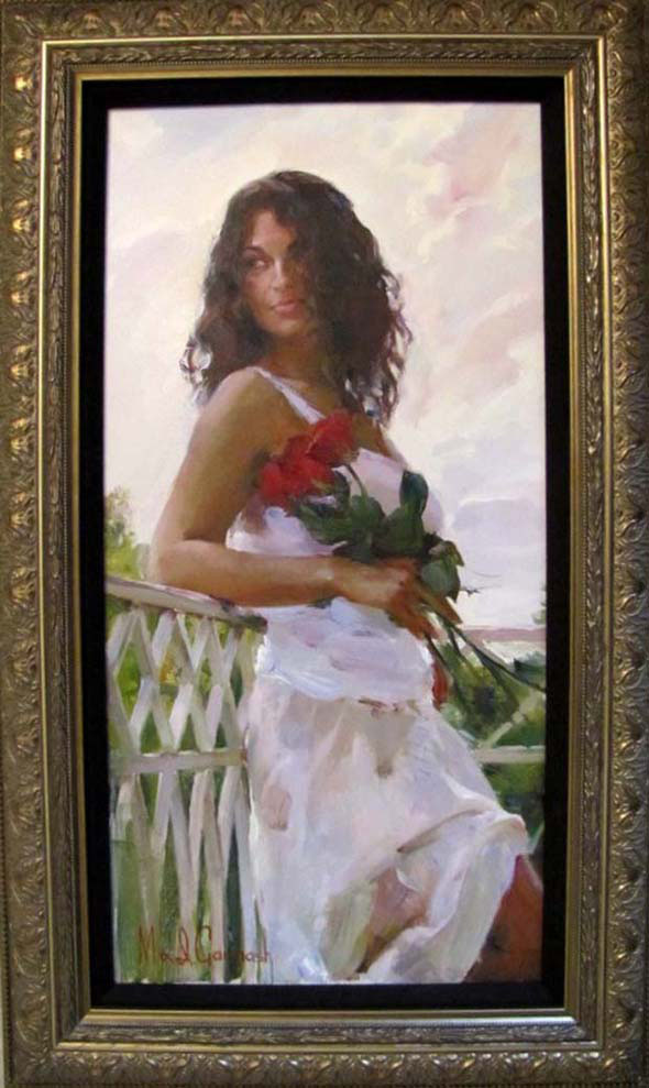 Original Painting, Romantic Morning by Michael & Inessa Garmash