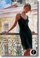 Afternoon On The Balcony by Michael & Inessa Garmash
