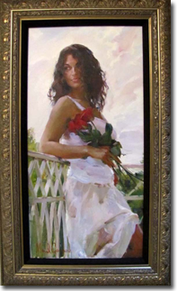 Original Painting, Romantic Morning by Michael & Inessa Garmash