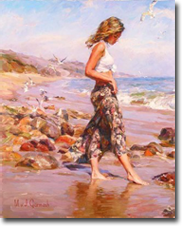 Toes in the Sand by Michael & Inessa Garmash