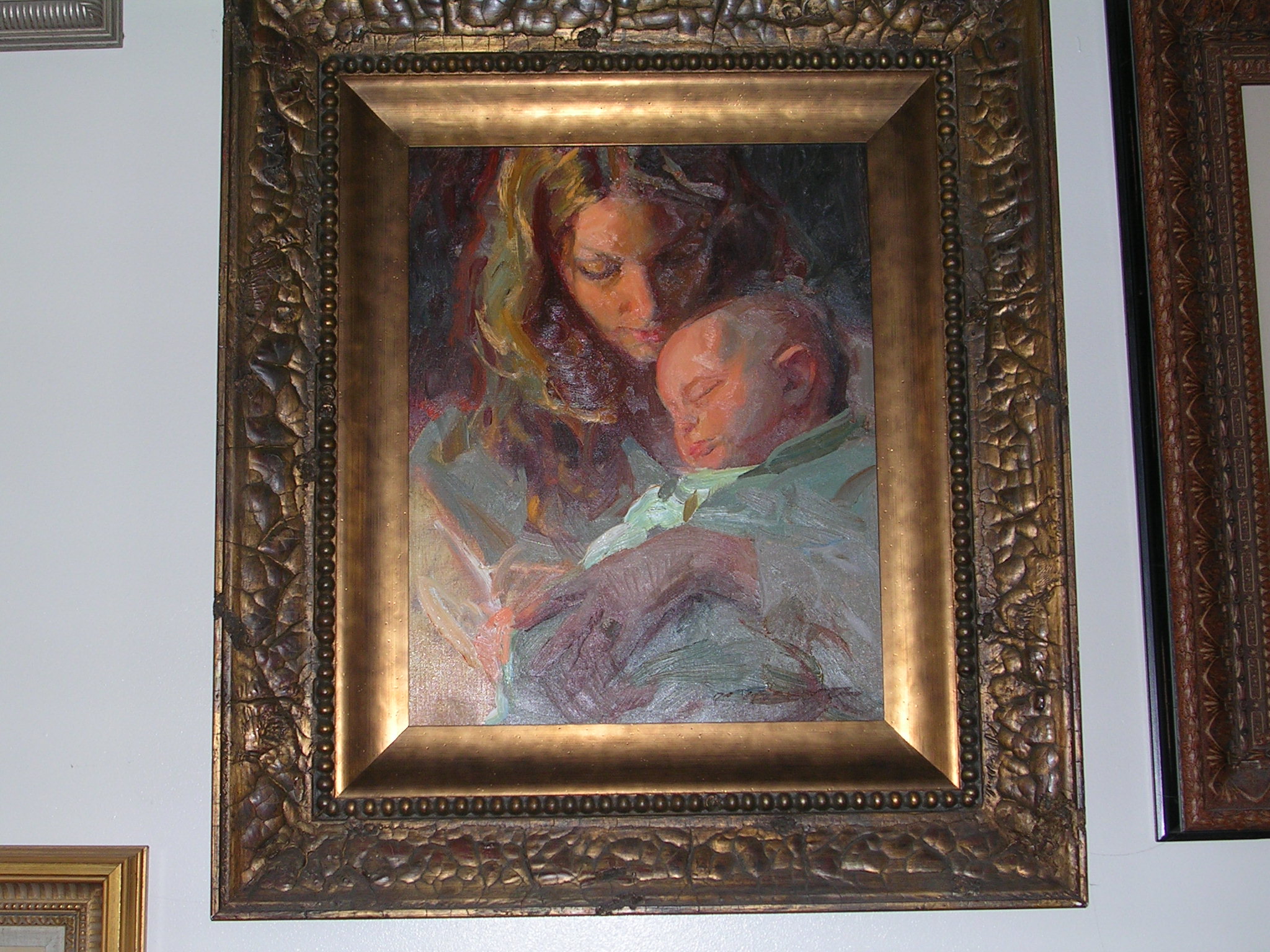 Original Painting, Embrace by Daniel F. Gerhartz