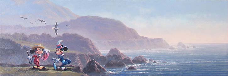 Big Sur Original Painting by Rodel Gonzalez