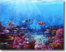 Original Painting, Dory And Marlin by Rodel Gonzalez