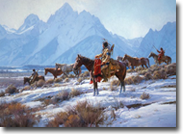 Apsaalooked Horse Hunters by Martin  Grelle