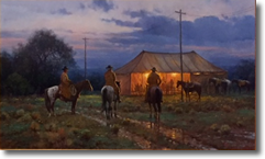 Original Painting, Cowboy Revival by Martin Grelle