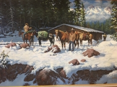 Original Painting, High Country Stopover by Martin Grelle