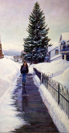 Where Winter is Taken in Stride by Steve Hanks