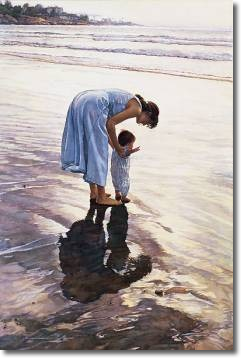 Original Painting, Standing on Their Own Two Feet by Steve Hanks