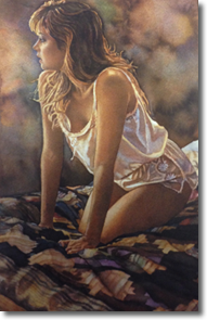 Original Painting, Thoughts of Monique by Steve Hanks