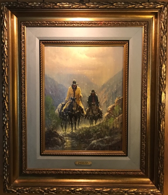 Original Painting, Canyon Pass by G. Harvey