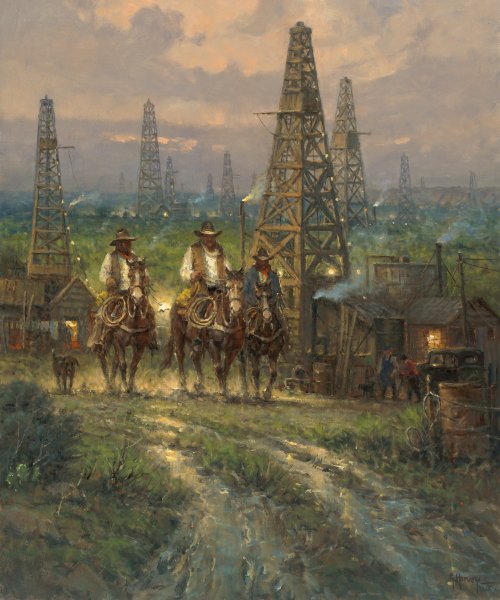 Drifting Through the Oil Patch by G. Harvey