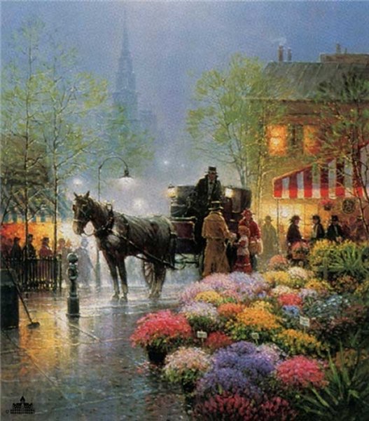 Flower Market by G. Harvey by G. Harvey