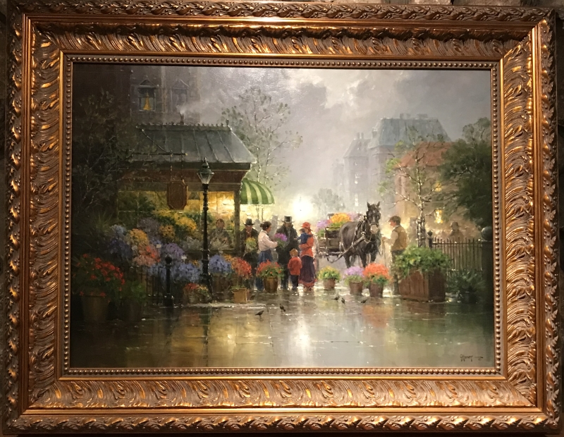 Original Painting, Fresh Flowers by G. Harvey