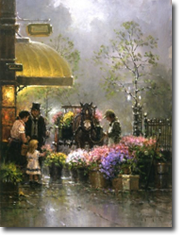 Holiday Flower Shop by G. Harvey