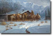 Line Shack Cowboys by G. Harvey