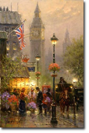 Old London by G Harvey