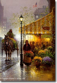 The Yellow Awning by G. Harvey
