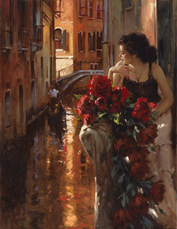 Roses and Venice by Richard Johnson