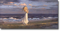 Original Painting, Waves of Dawn by Richard Johnson