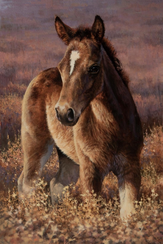 Original painting Plains Baby by Bonnie Marris