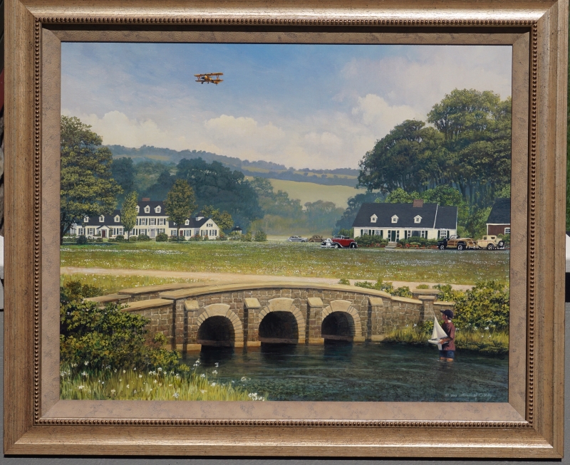Original Painting, Apple Creek Yacht Club by William S. Phillips