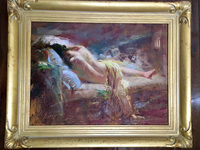 Original Painting, Awaiting Title by Pino
