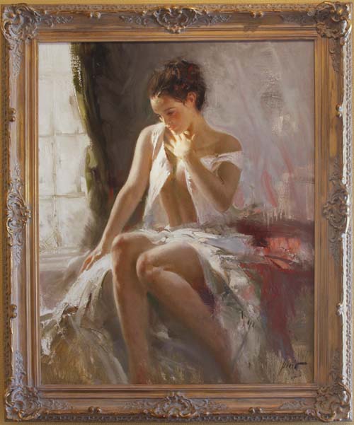 Original Painting, Demure by Pino