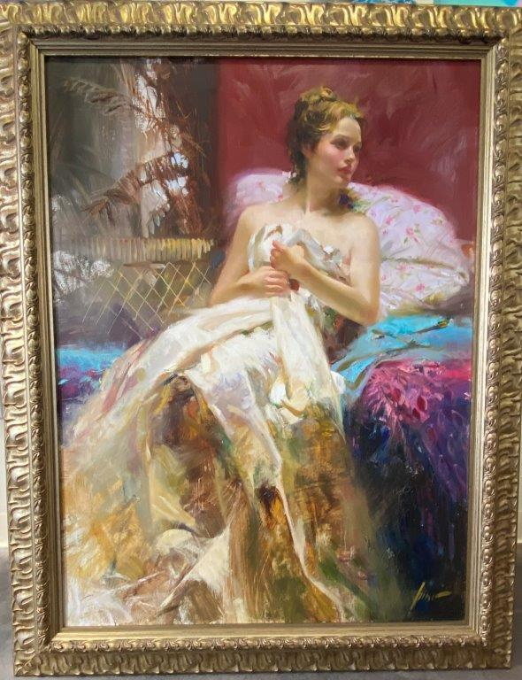 Original Painting, Vanessa at Rest by Pino