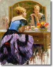 By The Mirror by Pino